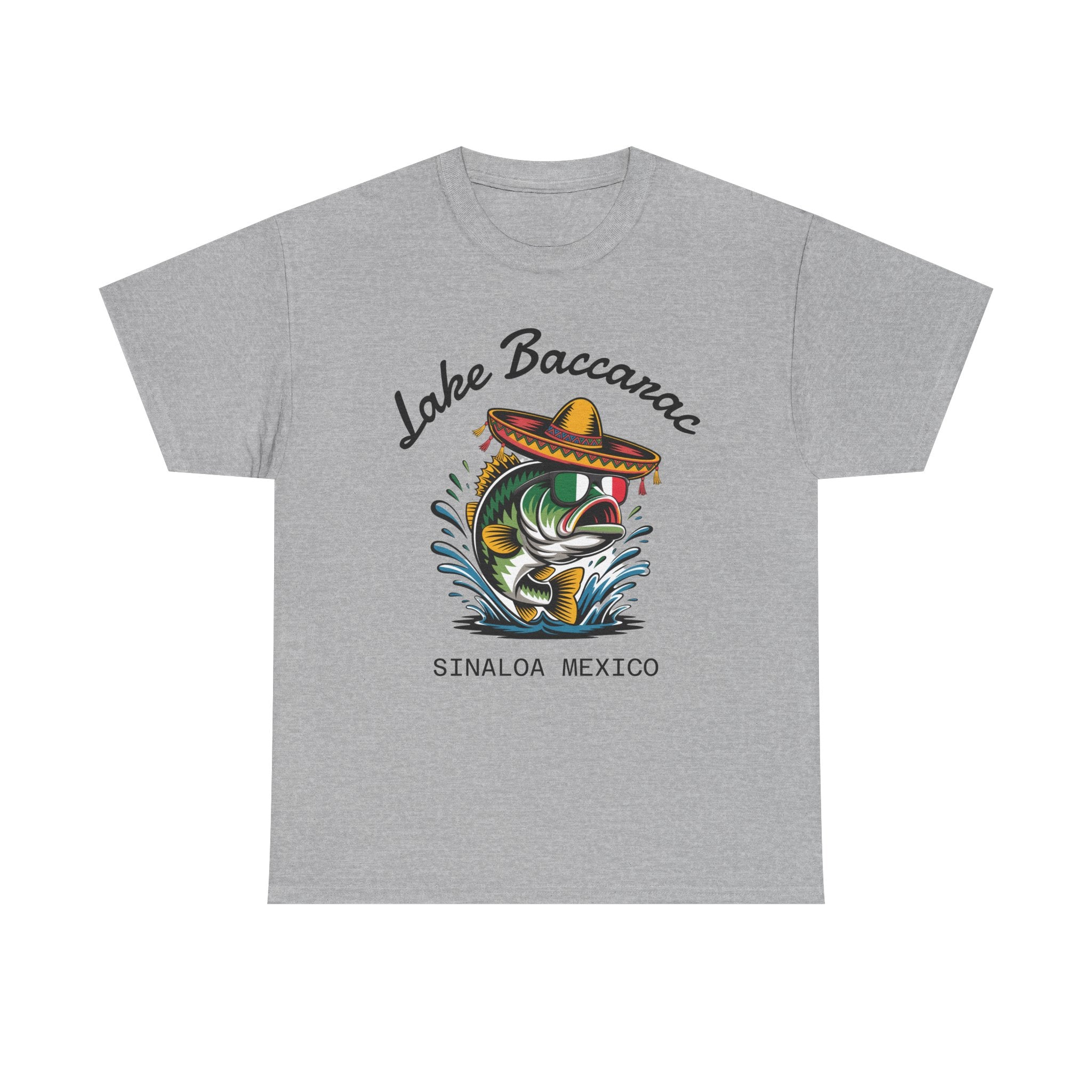 Lake Baccarac Sinaloa Mexico Fishing Tee | Sombrero Bass Graphic Shirt