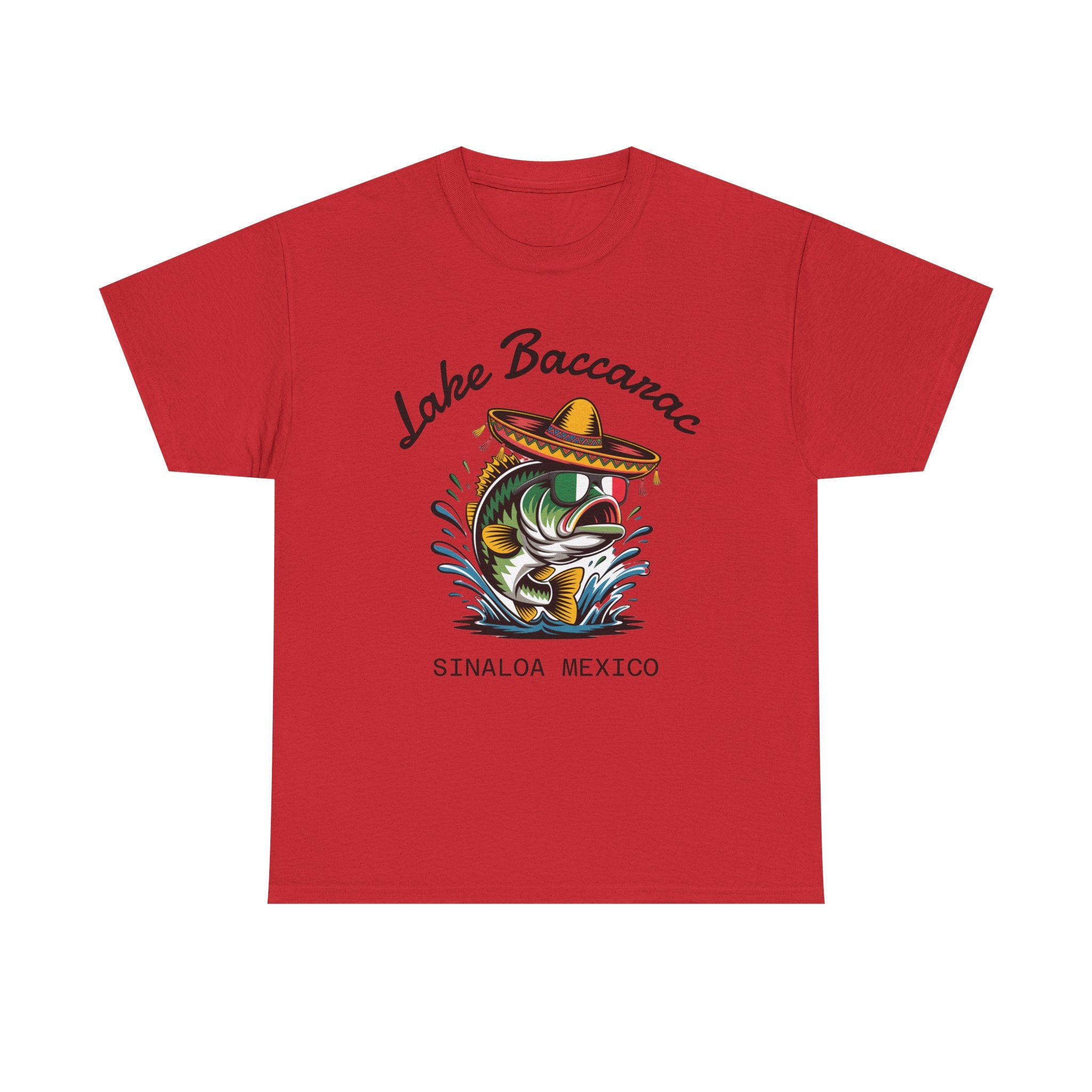 Lake Baccarac Sinaloa Mexico Fishing Tee | Sombrero Bass Graphic Shirt