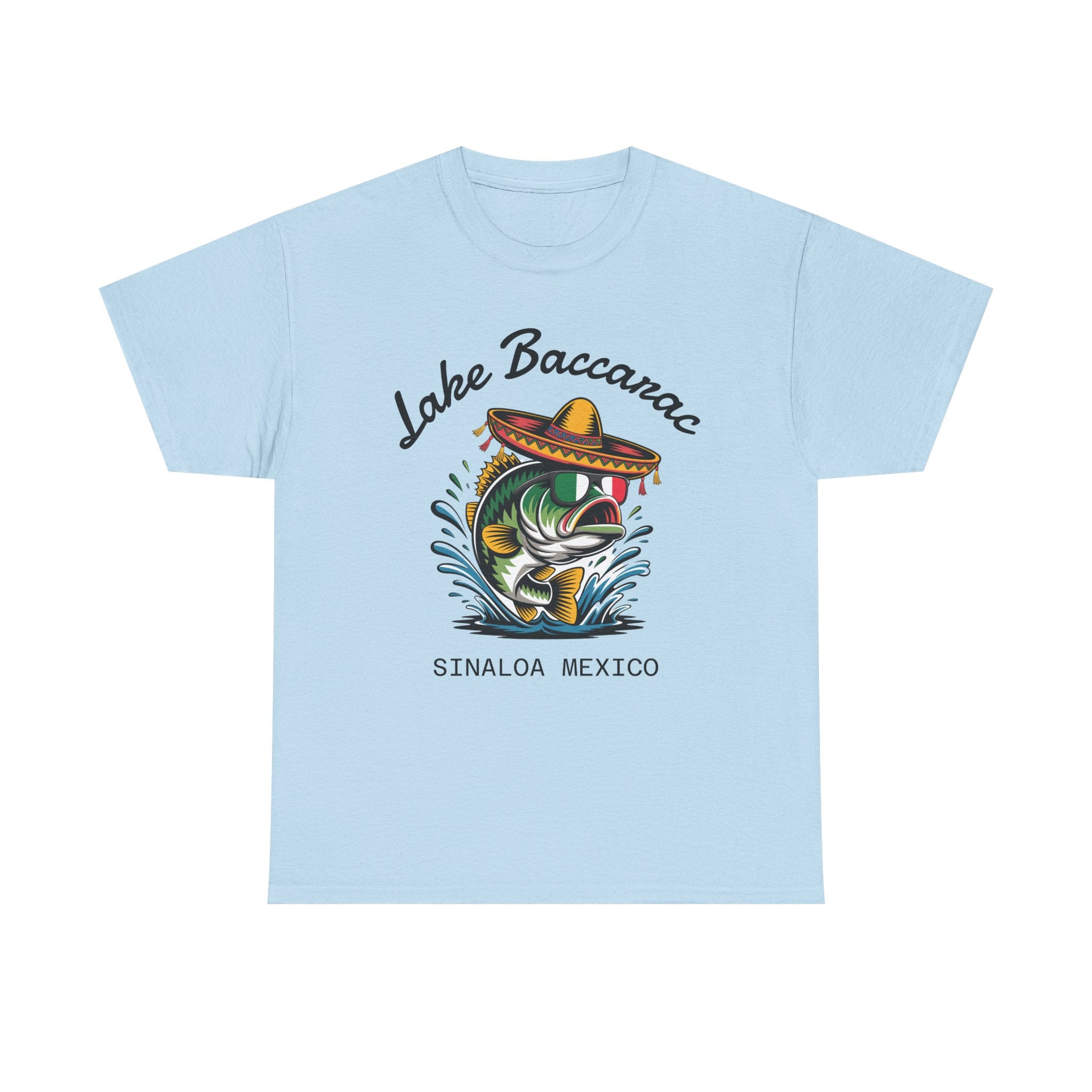 Lake Baccarac Sinaloa Mexico Fishing Tee | Sombrero Bass Graphic Shirt