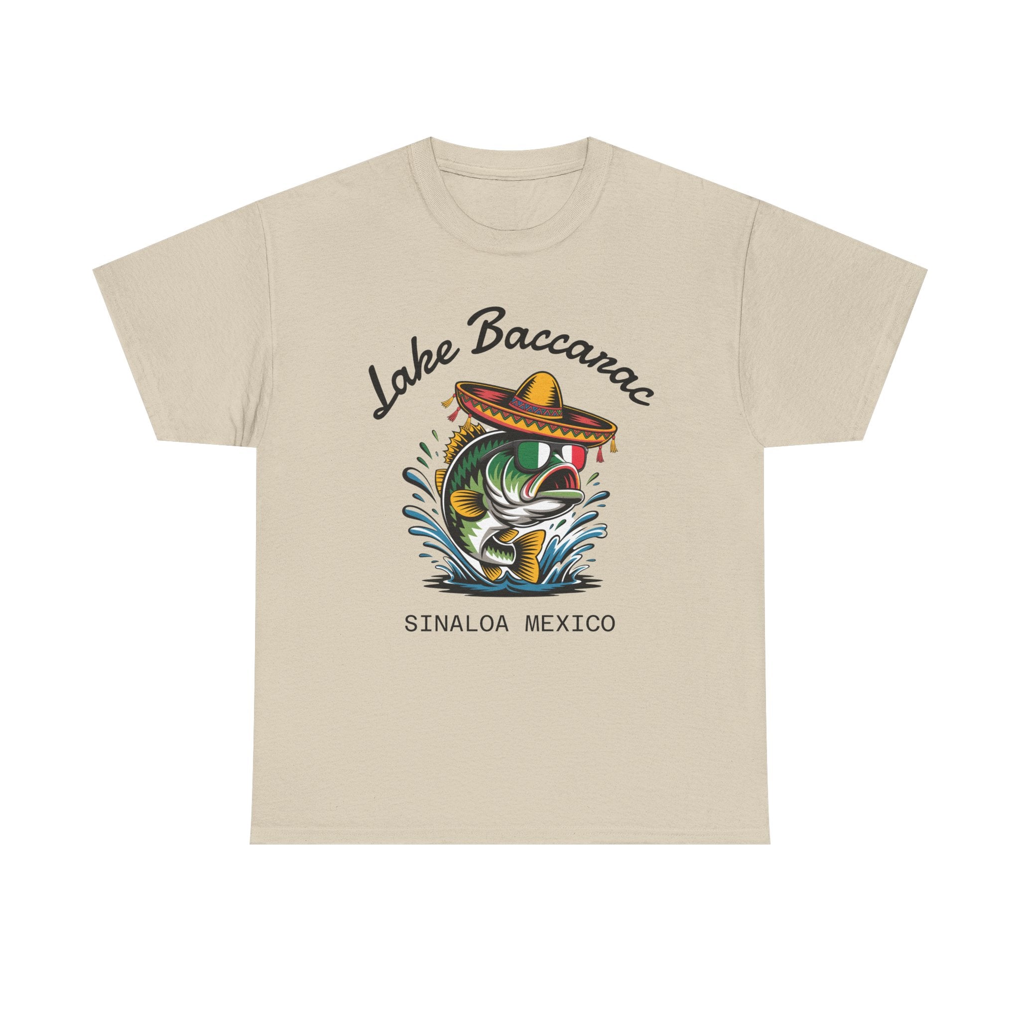 Lake Baccarac Sinaloa Mexico Fishing Tee | Sombrero Bass Graphic Shirt