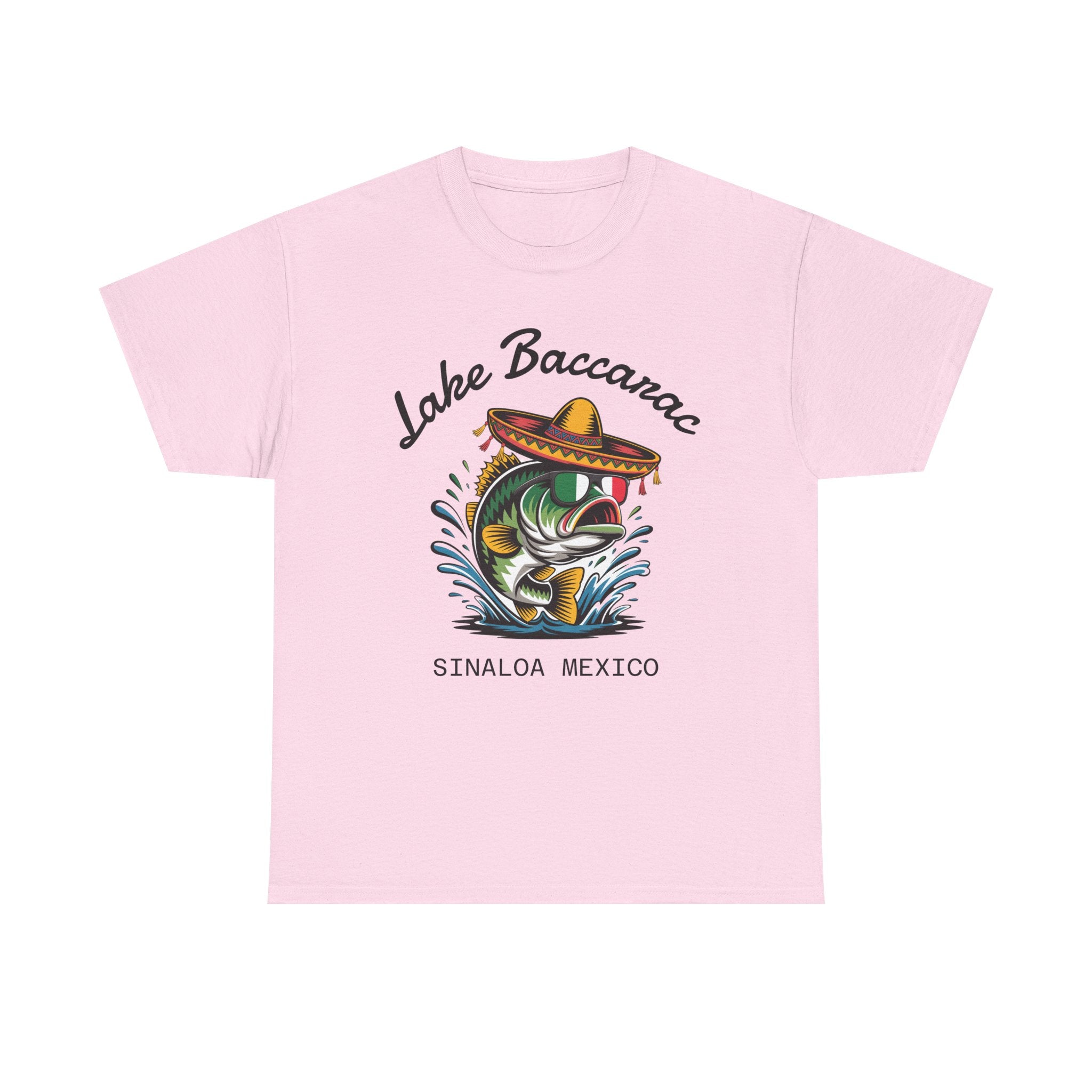 Lake Baccarac Sinaloa Mexico Fishing Tee | Sombrero Bass Graphic Shirt