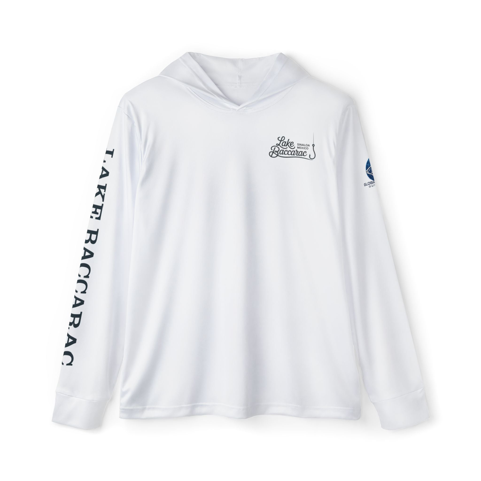 Lake Baccarac Sinaloa Mexico Performance Fishing Hoodie | Spinner Bait Crush