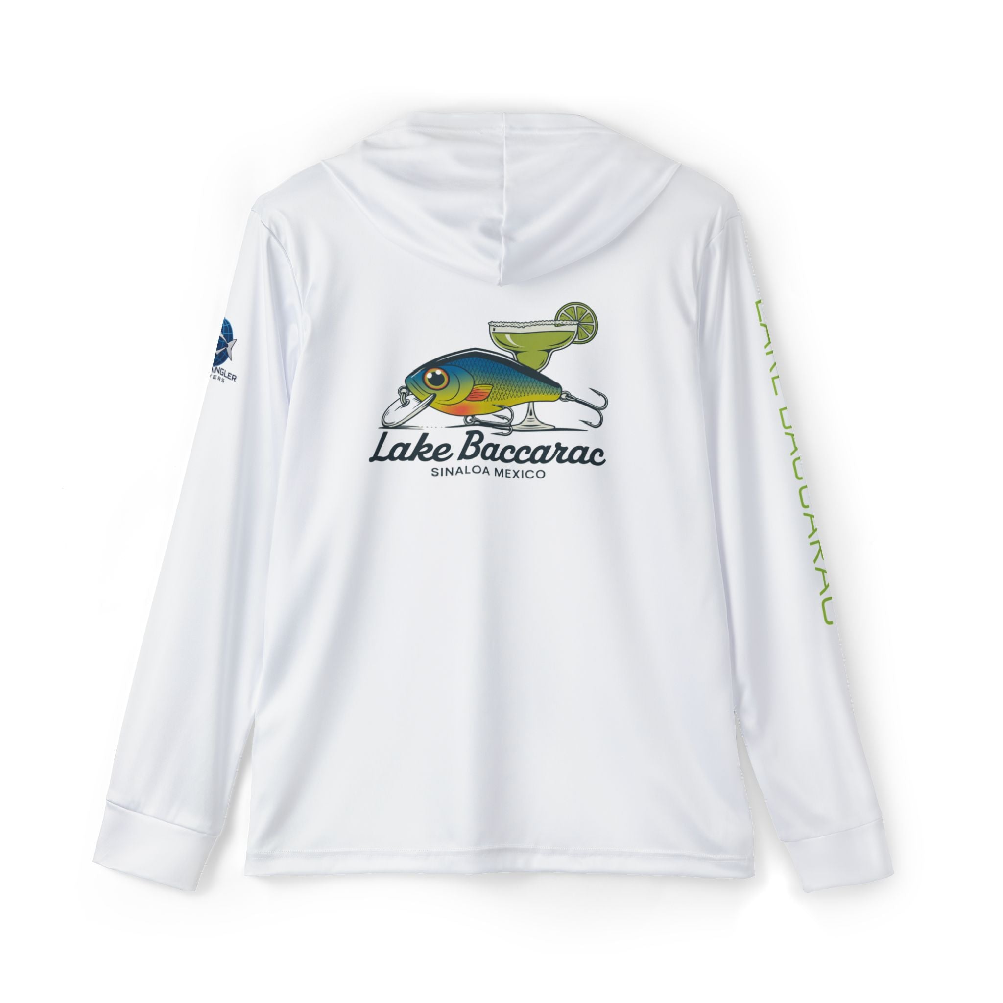 Lake Baccarac Sinaloa Mexico Performance Fishing Hoodie | Crank Bait