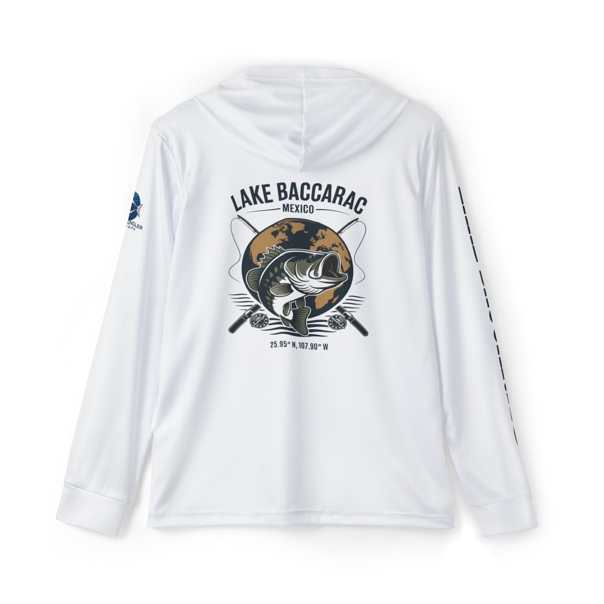 Lake Baccarac Sinaloa Mexico Performance Fishing Hoodie | Where Legends Are Caught