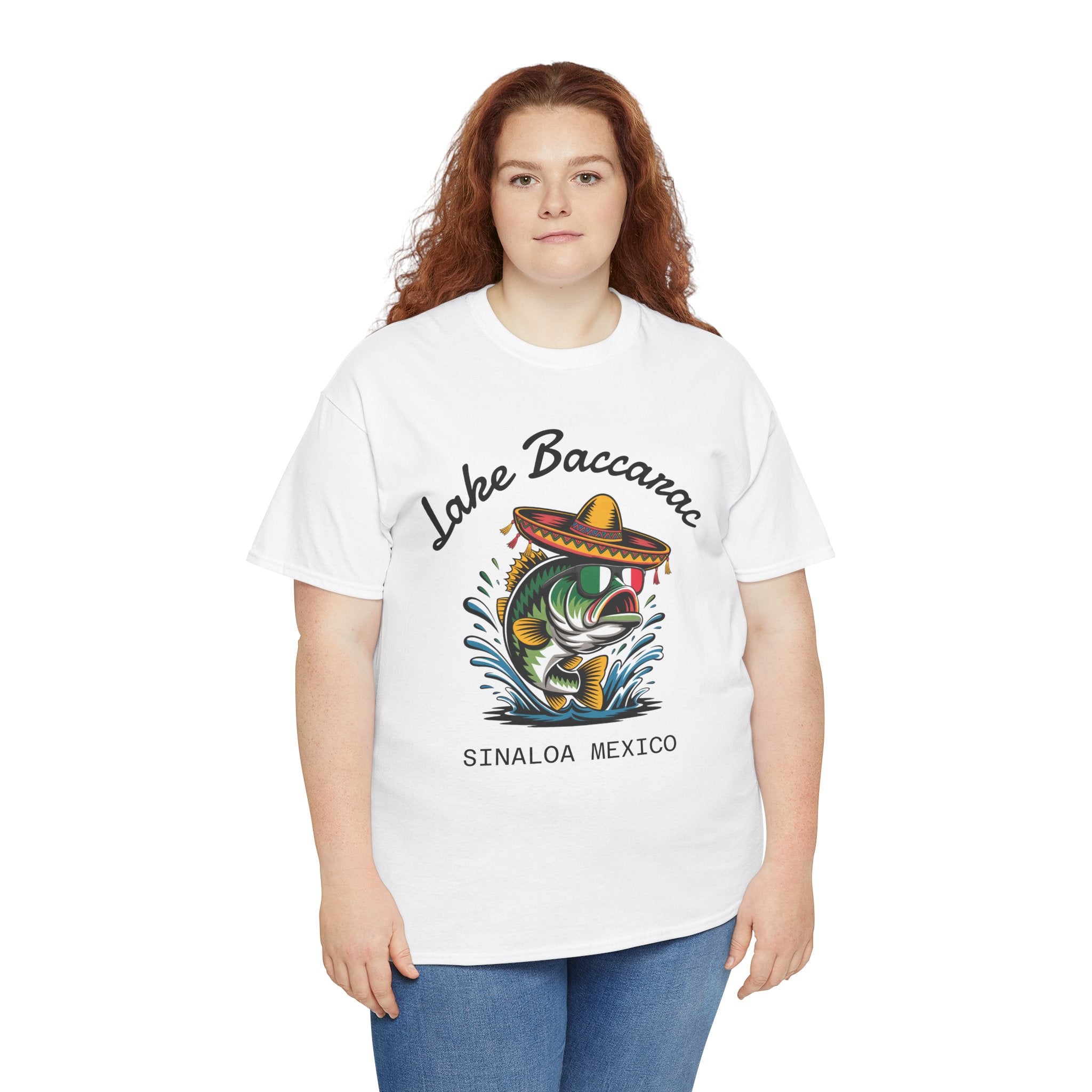 Lake Baccarac Sinaloa Mexico Fishing Tee | Sombrero Bass Graphic Shirt