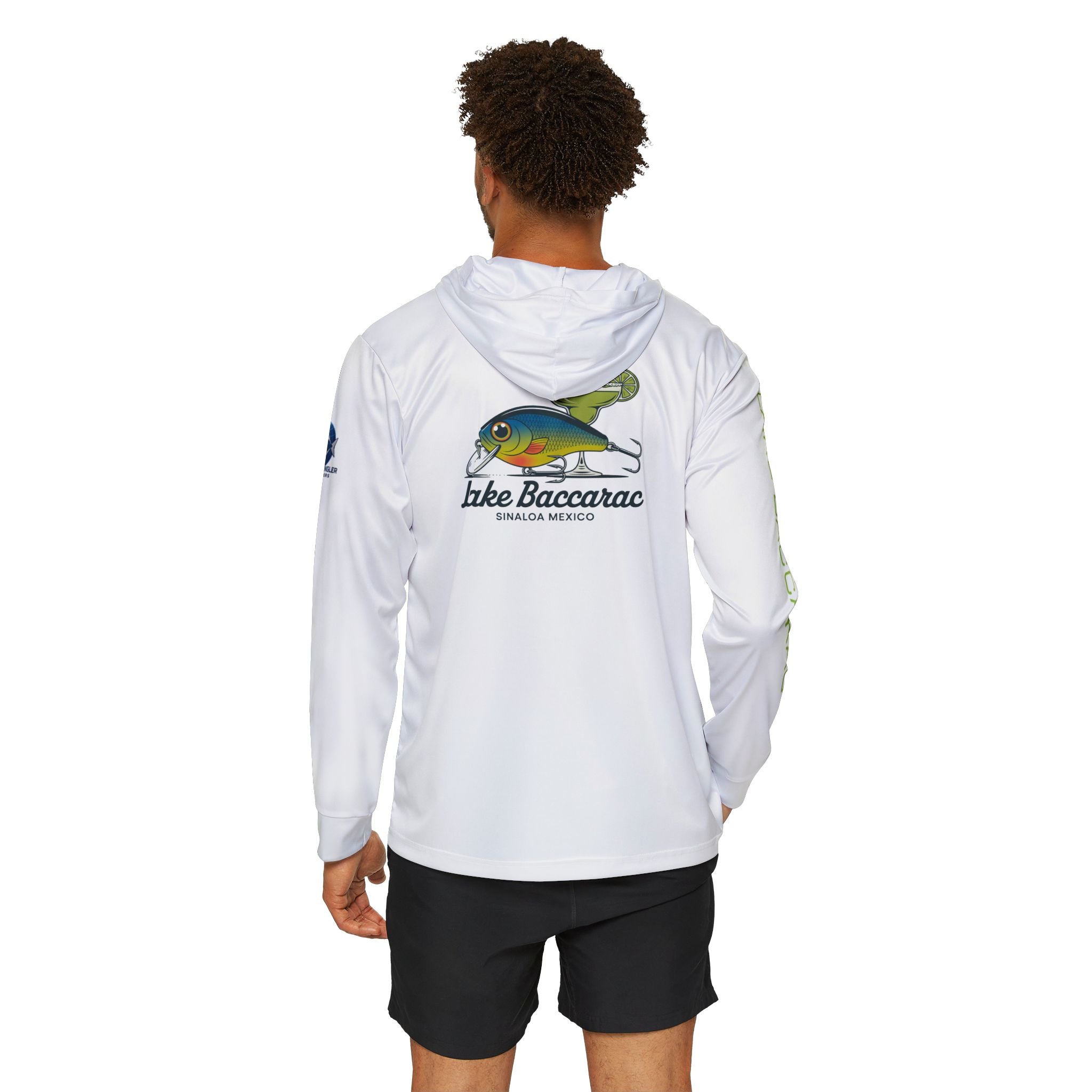 Lake Baccarac Sinaloa Mexico Performance Fishing Hoodie | Crank Bait