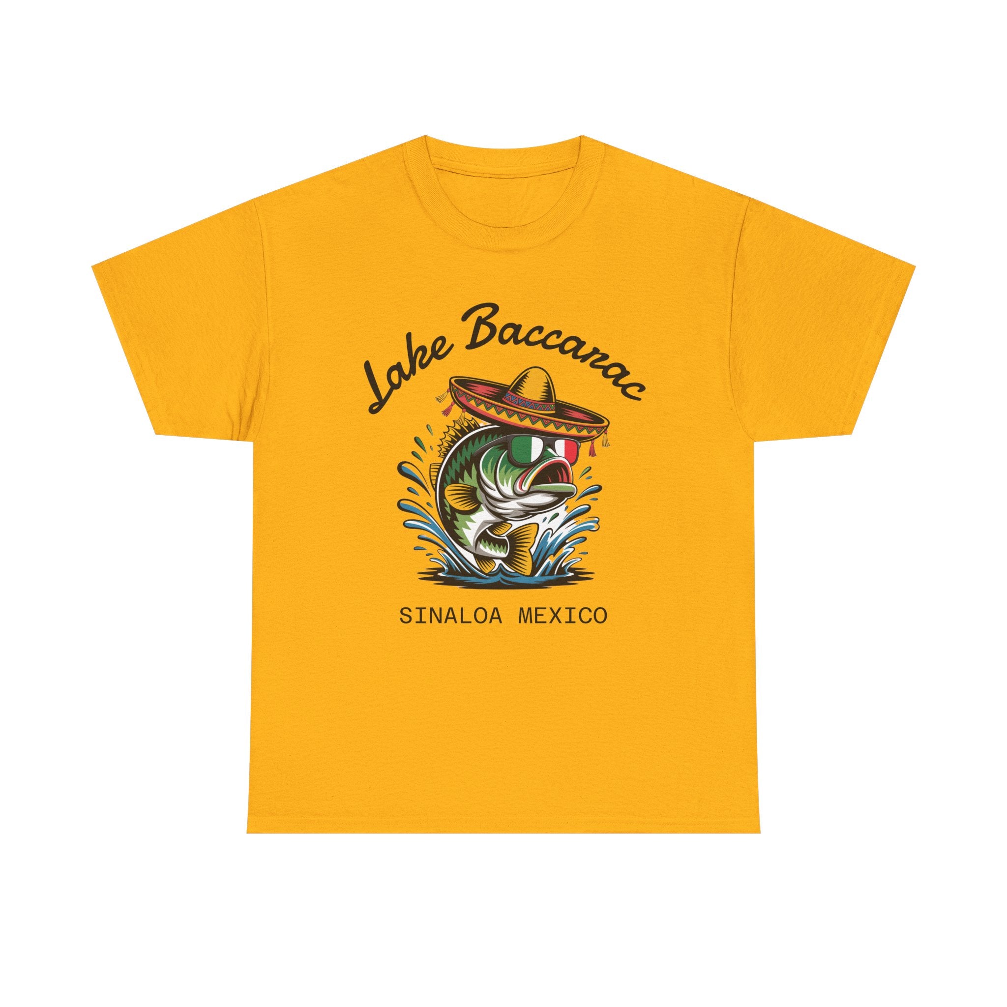 Lake Baccarac Sinaloa Mexico Fishing Tee | Sombrero Bass Graphic Shirt