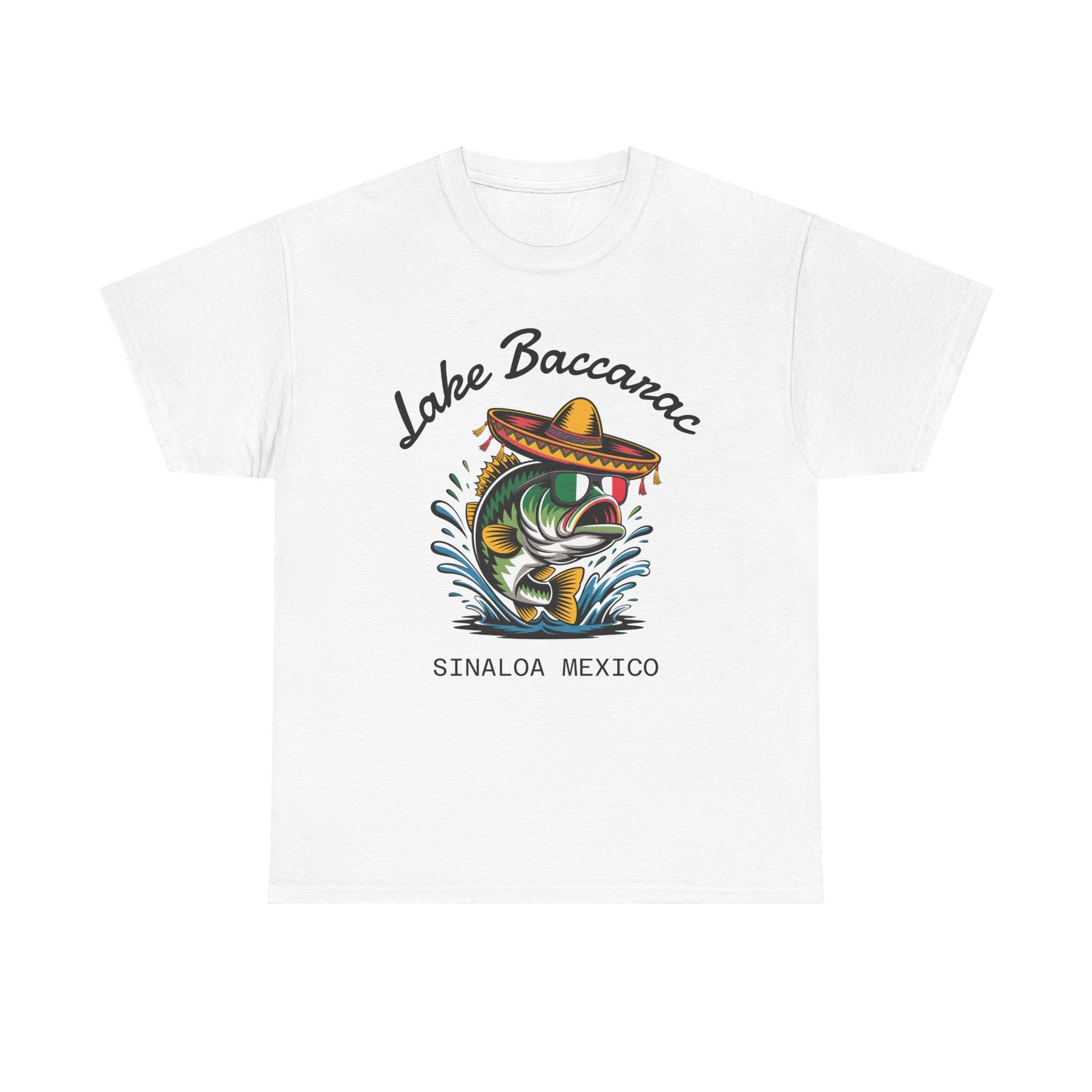 Lake Baccarac Sinaloa Mexico Fishing Tee | Sombrero Bass Graphic Shirt