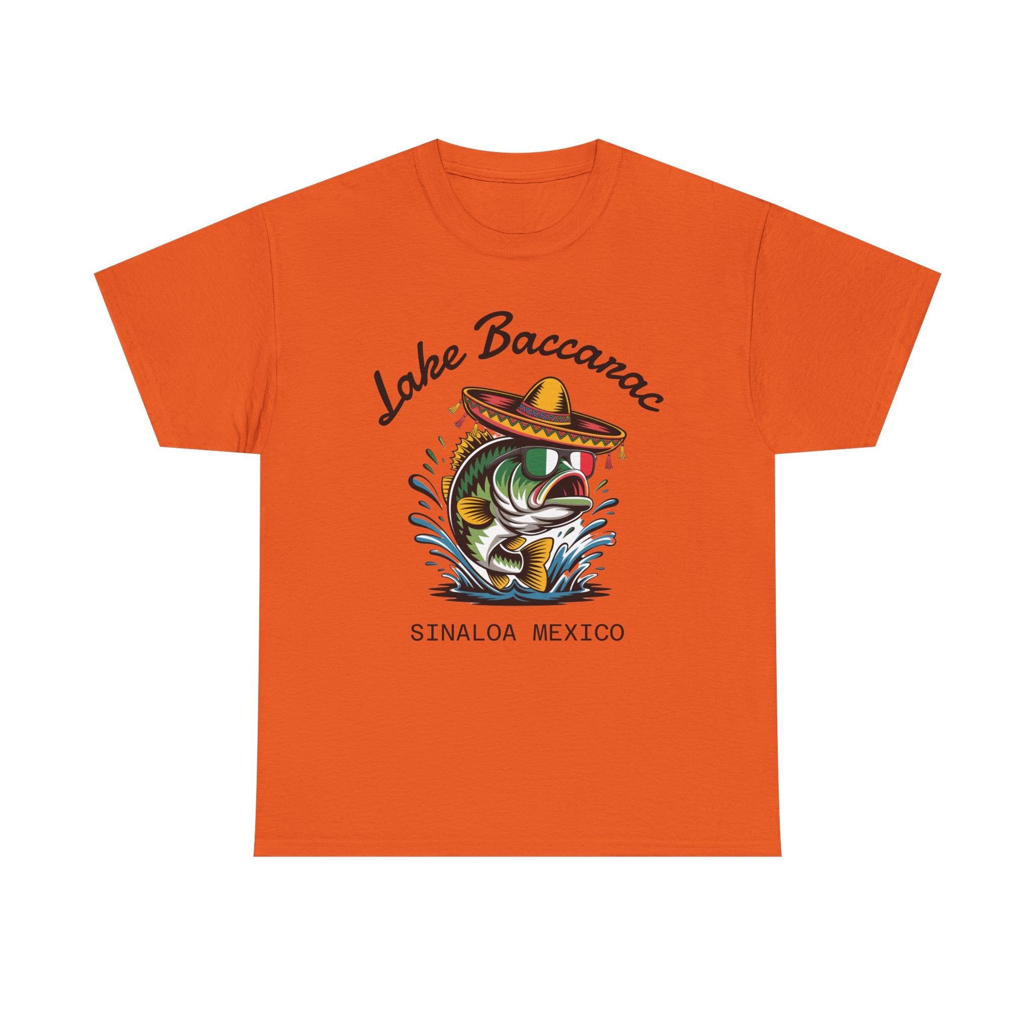 Lake Baccarac Sinaloa Mexico Fishing Tee | Sombrero Bass Graphic Shirt